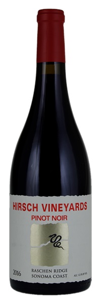 2016 Hirsch Vineyards Raschen Ridge Pinot Noir, 750ml