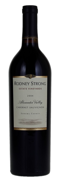2004 Rodney Strong Estate Bottled Alexander Valley Cabernet Sauvignon, 750ml