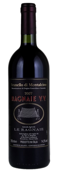 2007 Le Ragnaie Brunello di Montalcino VV, 750ml