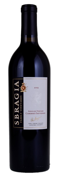 2014 Sbragia Family Vineyards Andolsen Vineyard Cabernet Sauvignon, 750ml