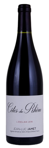 2016 Jean-Luc Jamet Côtes du Rhône L'Enclave, 750ml