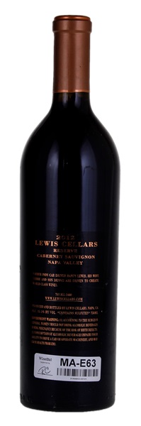 2012 Lewis Cellars Reserve Cabernet Sauvignon, 750ml