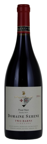 2014 Domaine Serene Two Barns Vineyard Pinot Noir, 750ml