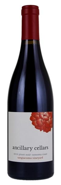 2016 Ancillary Cellars Sangiacomo Vineyard Pinot Noir, 750ml