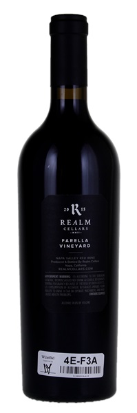 2015 Realm Farella Vineyard Red Wine, 750ml