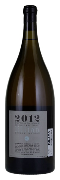 2012 Lillian Winery Roussanne, 1.5ltr