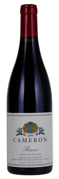 2009 Cameron Winery Reserve Pinot Noir, 750ml