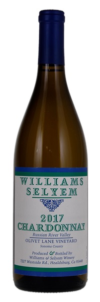 2017 Williams Selyem Olivet Lane Vineyard Chardonnay, 750ml