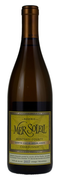 2017 Mer Soleil Reserve Chardonnay, 750ml