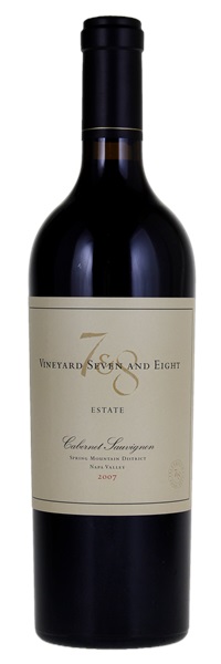 2007 Vineyard Seven And Eight Estate Cabernet Sauvignon, 750ml