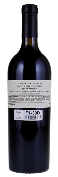 2017 Bevan Cellars Sage Ridge Vineyard Cabernet Sauvignon, 750ml