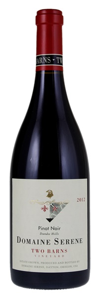 2012 Domaine Serene Two Barns Vineyard Pinot Noir, 750ml