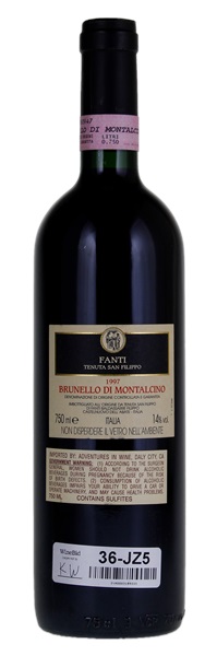1997 Fanti Brunello di Montalcino, 750ml