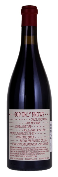 2016 Cayuse Armada Vineyard God Only Knows, 750ml