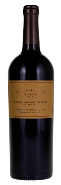 2016 Anakota Helena Montana Vineyard Cabernet Sauvignon, 750ml