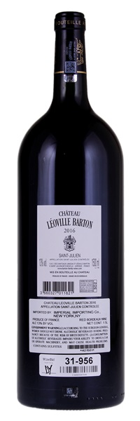 2016 Château Leoville-Barton, 1.5ltr
