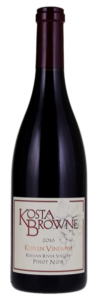 2016 Kosta Browne Koplen Vineyard Pinot Noir, 750ml