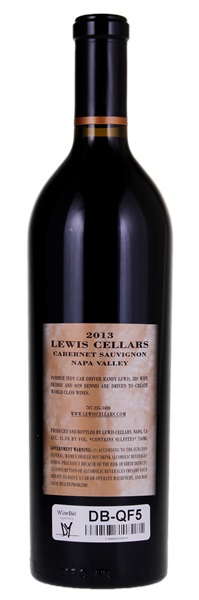 2013 Lewis Cellars Cabernet Sauvignon, 750ml