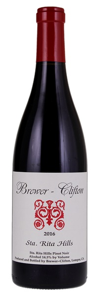 2016 Brewer-Clifton Sta. Rita Hills Pinot Noir, 750ml