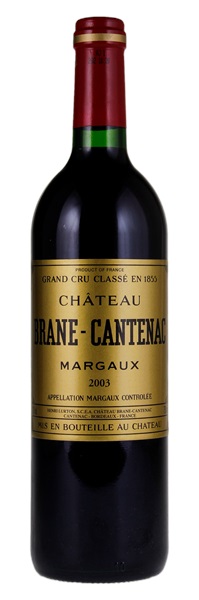 2003 Château Brane-Cantenac, 750ml