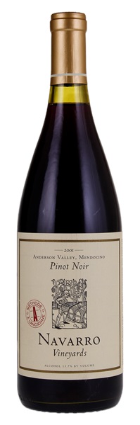 2001 Navarro Vineyards Methode L'Ancienne Pinot Noir, 750ml