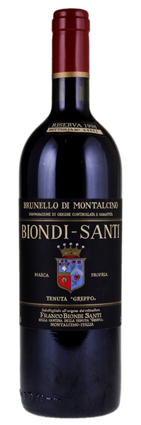 1998 Biondi-Santi Tenuta Il Greppo Brunello di Montalcino Riserva, 750ml