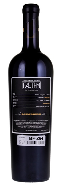 2017 Faethm Fingers Crossed The Future Will Tell Grenache, 750ml