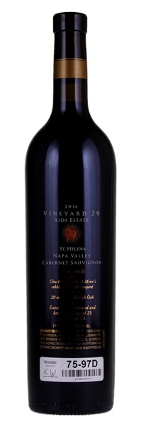 2016 Vineyard 29 Aida Cabernet Sauvignon, 750ml