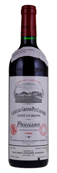 1990 Château Grand-Puy-Lacoste, 750ml