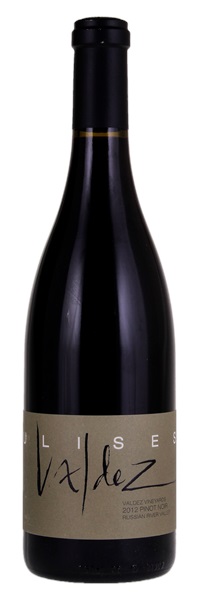 2012 Ulises Valdez Valdez Vineyards Pinot Noir, 750ml