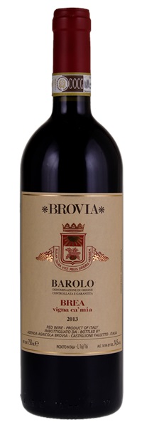 2013 Brovia Barolo Brea Vigna Ca Mia, 750ml