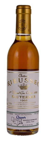 1988 Château Rieussec, 375ml