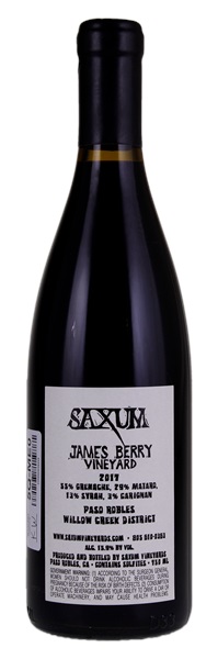 2017 Saxum James Berry Vineyard, 750ml