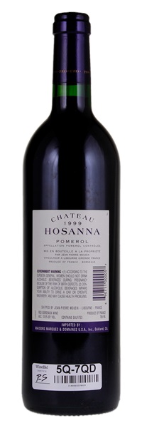 1999 Château Hosanna, 750ml