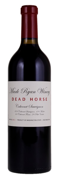 2011 Mark Ryan Winery Dead Horse Cabernet Sauvignon, 750ml