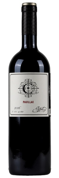 2016 Copel Wines Pauillac, 750ml