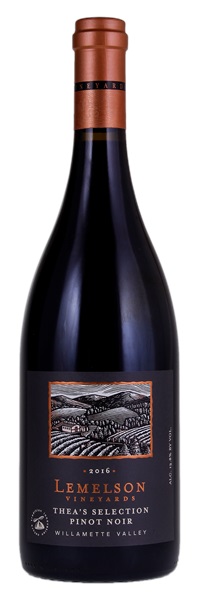 2016 Lemelson Vineyards Thea's Selection Pinot Noir, 750ml