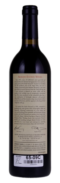 2002 Araujo Estate Eisele Vineyard Cabernet Sauvignon, 750ml