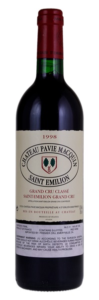 1998 Château Pavie-Macquin, 750ml