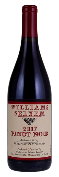 2017 Williams Selyem Ferrington Vineyard Pinot Noir, 750ml