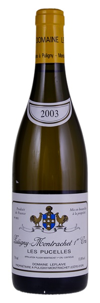 2003 Domaine Leflaive Puligny-Montrachet Les Pucelles, 750ml