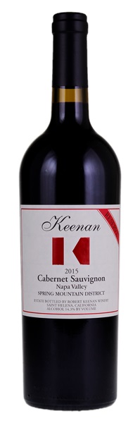 2015 Robert Keenan Winery Spring Mountain Reserve Cabernet Sauvignon, 750ml