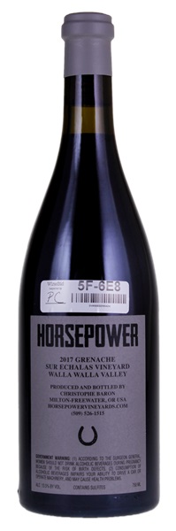 2017 Horsepower Vineyards Sur Echalas Vineyard Grenache, 750ml