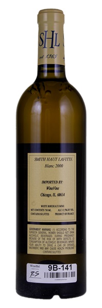 2000 Château Smith-Haut-Lafitte Blanc, 750ml