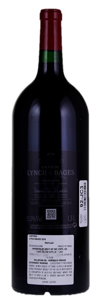 2016 Château Lynch-Bages, 1.5ltr