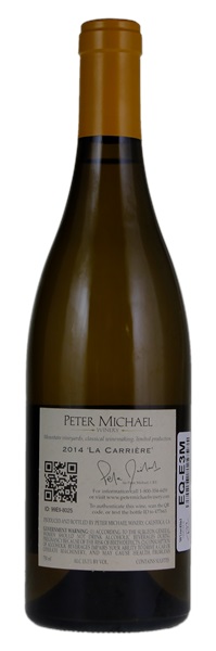 2014 Peter Michael La Carriere Chardonnay, 750ml