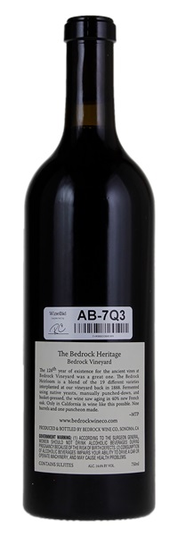 2015 Bedrock Wine Company The Bedrock Heritage, 750ml