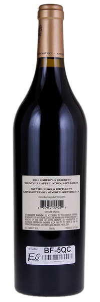 2016 Kapcsandy Family Wines State Lane Vineyard Roberta's Reserve