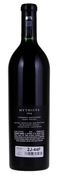 2014 Blankiet Estate Mythicus Red Wine, 750ml