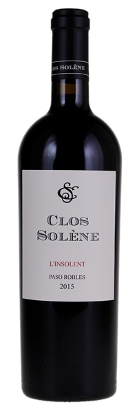 2015 Clos Solène L' Insolent, 750ml
